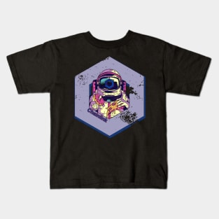 Chainlink Cryptocurrency DeFi LINK Crypto Astronaut Kids T-Shirt